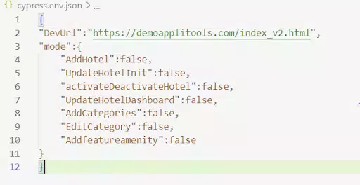 Cypress Environment Variables