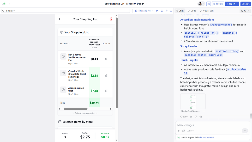 AI functioned as a thinking partner, stress tester, and iteration multiplier throughout the project.