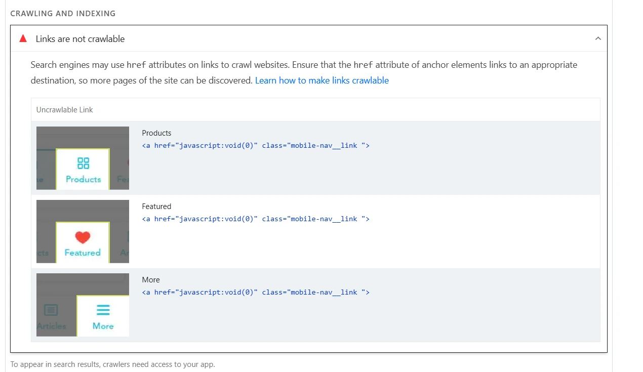 Mobile Navigation Optimization